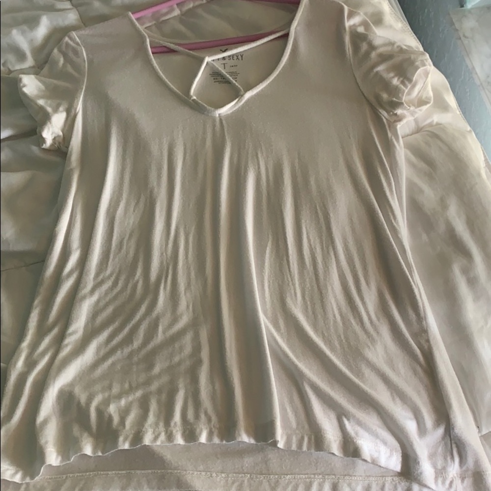 White soft and sexy T-shirt